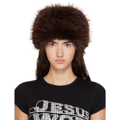 VAQUERA VAQUERA Brown 'Racoon Tail' Hat