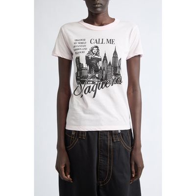 Vaquera Vaquera Call Me Graphic T-Shirt