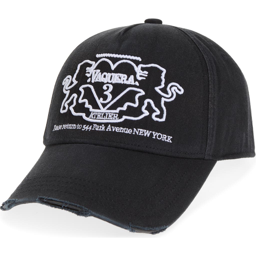 Vaquera Vaquera Crest Embroidered Baseball Cap