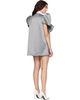 VAQUERA VAQUERA Gray Satin Bow Minidress - 3