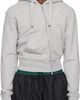 VAQUERA VAQUERA Gray Twisted Hoodie - 1