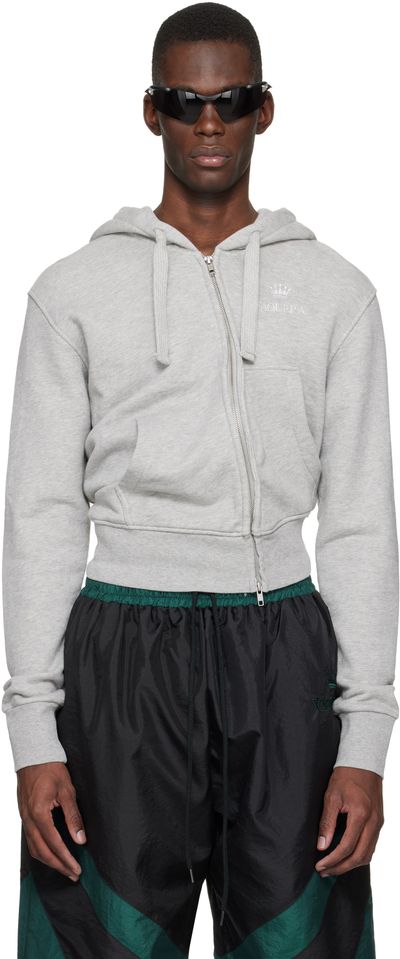 VAQUERA VAQUERA Gray Twisted Hoodie