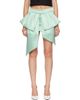 VAQUERA VAQUERA Green Satin Bow Miniskirt - 1