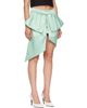VAQUERA VAQUERA Green Satin Bow Miniskirt - 2