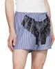 VAQUERA VAQUERA Navy & White Striped Trompe L'Oeil Boxer Shorts - 4