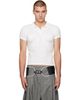 VAQUERA VAQUERA Off-White Bullet Bra Polo - 1