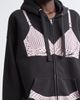 Vaquera Vaquera Oversize Trompe l'Oeil Lingerie Zip Graphic Hoodie - 5