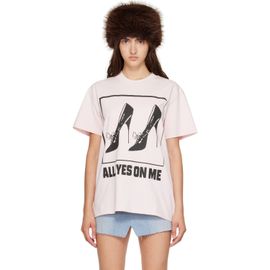 VAQUERA VAQUERA Pink 'All Eyes On Me' T-shirt