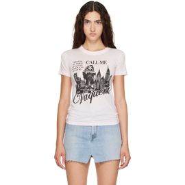 VAQUERA VAQUERA Pink 'Call Me' T-shirt
