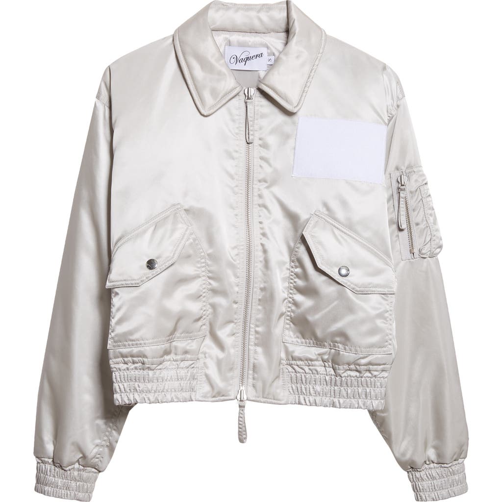 Vaquera Vaquera Satin Flight Jacket