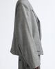 Vaquera Vaquera Slouchy Glen Plaid Wool Blazer - 4
