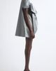 Vaquera Vaquera Stretch Satin Bow Minidress - 3