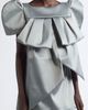 Vaquera Vaquera Stretch Satin Bow Minidress - 4
