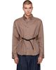 VAQUERA VAQUERA Taupe Belted Shirt - 1