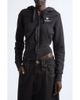 Vaquera Vaquera Twisted Cotton Fleece Hoodie - 1