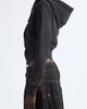 Vaquera Vaquera Twisted Cotton Fleece Hoodie - 3