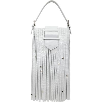 VAQUERA VAQUERA White Mini Fringe Bag