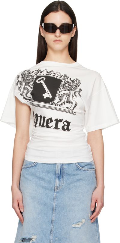 VAQUERA VAQUERA White Twisted T-shirt