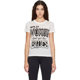 VAQUERA VAQUERA White 'Wild Blues' T-shirt
