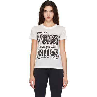 VAQUERA VAQUERA White 'Wild Blues' T-shirt