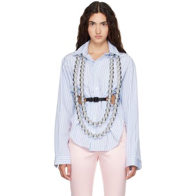 VAQUERA VAQUERA 'XL Silver Ball' Necklace