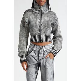Vaquera Vaquera Zip Crop Cardigan