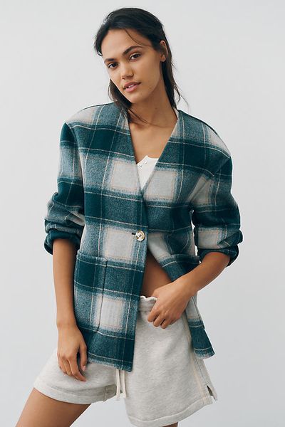 Varley Alderton Wool Blend Blazer Jacket