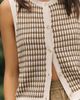 Varley Aura 100% Cotton Knit Button-Front Vest Top - 2
