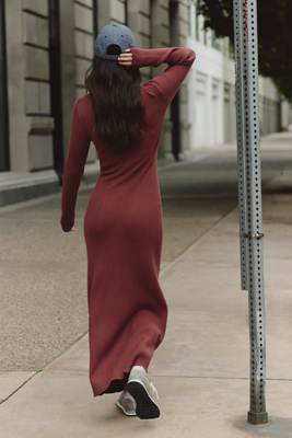 ladies pleated dress Elegant Women Pleated Mid-Length Dress