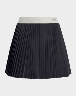 Varley Clemency High-Rise Pleated Miniskort