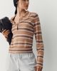 Varley Mayra Knit Polo Top - 1