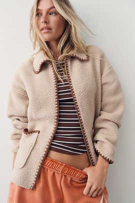 Varley Paula 100% Cotton Zip-Up Jacket