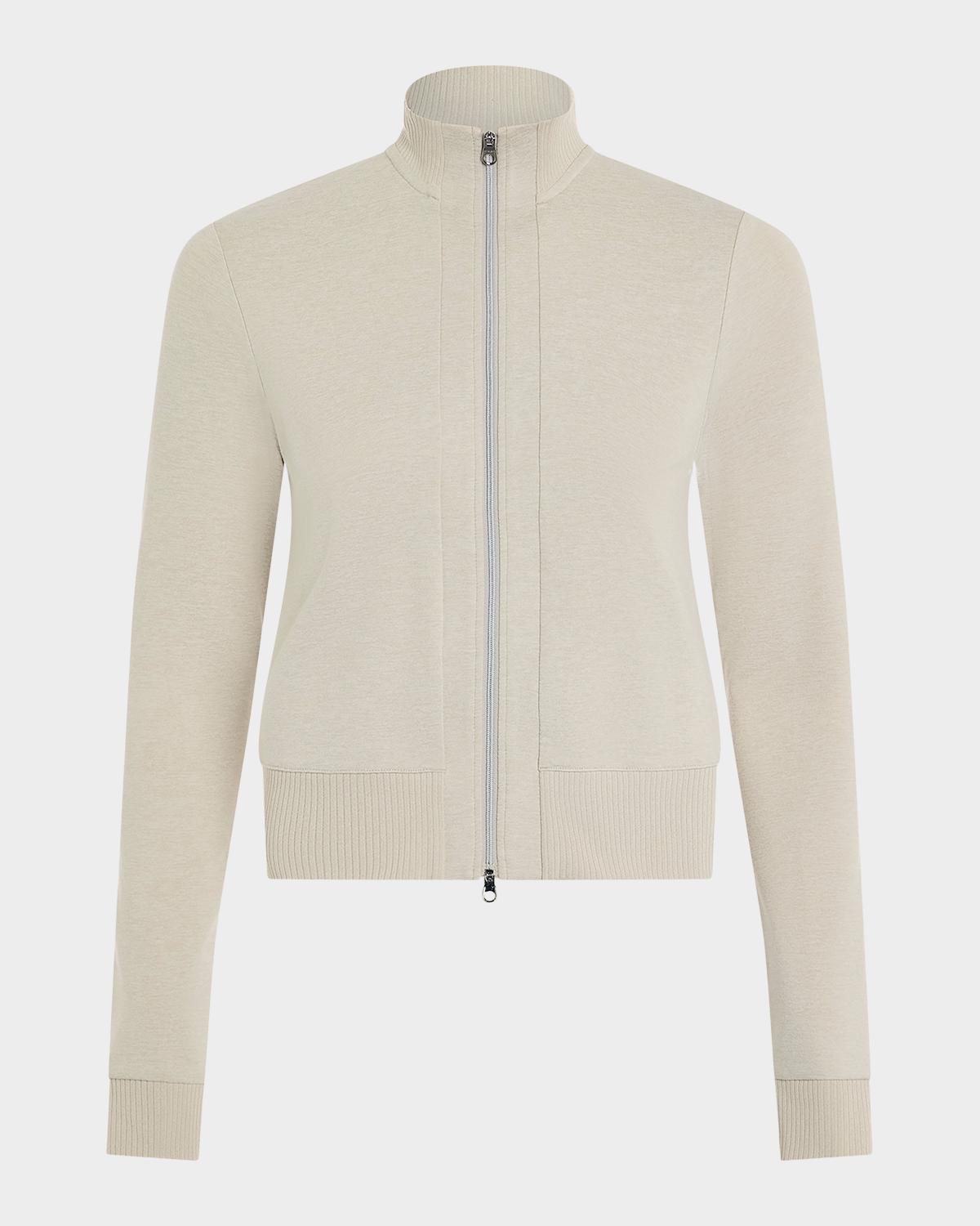 Varley Rufus Cropped Zip Cardigan