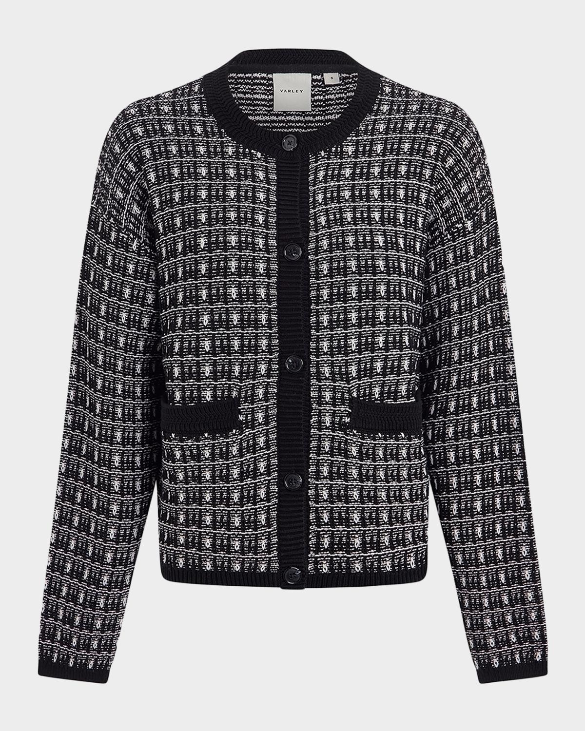 Varley Sarina Tweed Cardigan Sweater