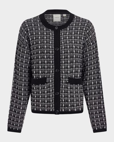 Varley Sarina Tweed Cardigan Sweater