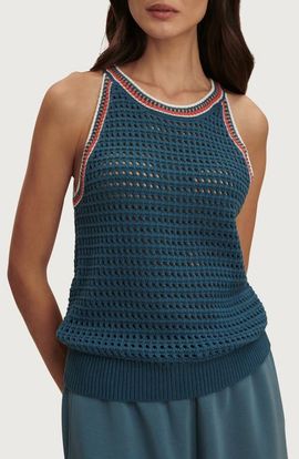 Varley Varley Aberg Halter Cotton Knit Tank