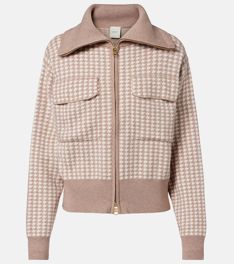 Varley - Ablett houndstooth jacquard jacket