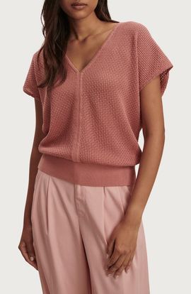 Varley Varley Ashford Knit V-Neck Sweater