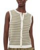 Varley Varley Aura Knit Top Egret/Golden Olive - 1