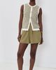 Varley Varley Aura Knit Top Egret/Golden Olive - 5
