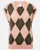 Varley Varley Avika argyle cotton-blend sweater vest - 1