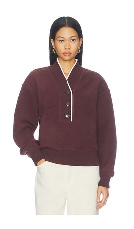 Varley Varley Brenna Button Neck Fleece