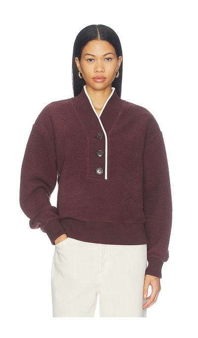 Varley Varley Brenna Button Neck Fleece
