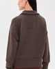 Varley Varley Bronya Button Placket Sweatshirt coffee bean marl - 3