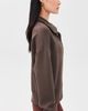 Varley Varley Bronya Button Placket Sweatshirt coffee bean marl - 4
