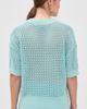 Varley Varley Callie Knit Top Porcelain Blue - 3