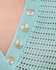 Varley Varley Callie Knit Top Porcelain Blue - 6