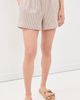 Varley Varley Darina Shorts 4 Birch Taupe Stripe - 2