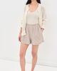 Varley Varley Darina Shorts 4 Birch Taupe Stripe - 5