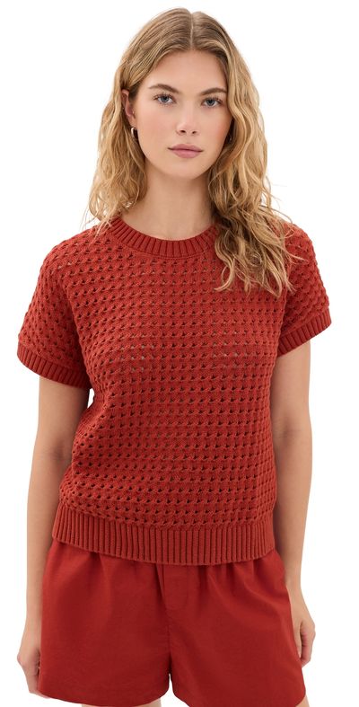 Varley Varley Denny Knit Top Bossa Nova